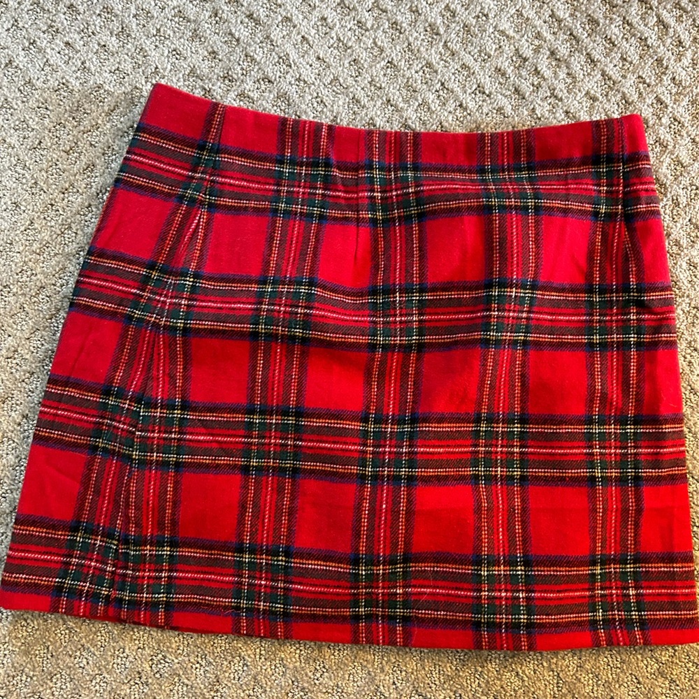 Pink lily holiday skirt